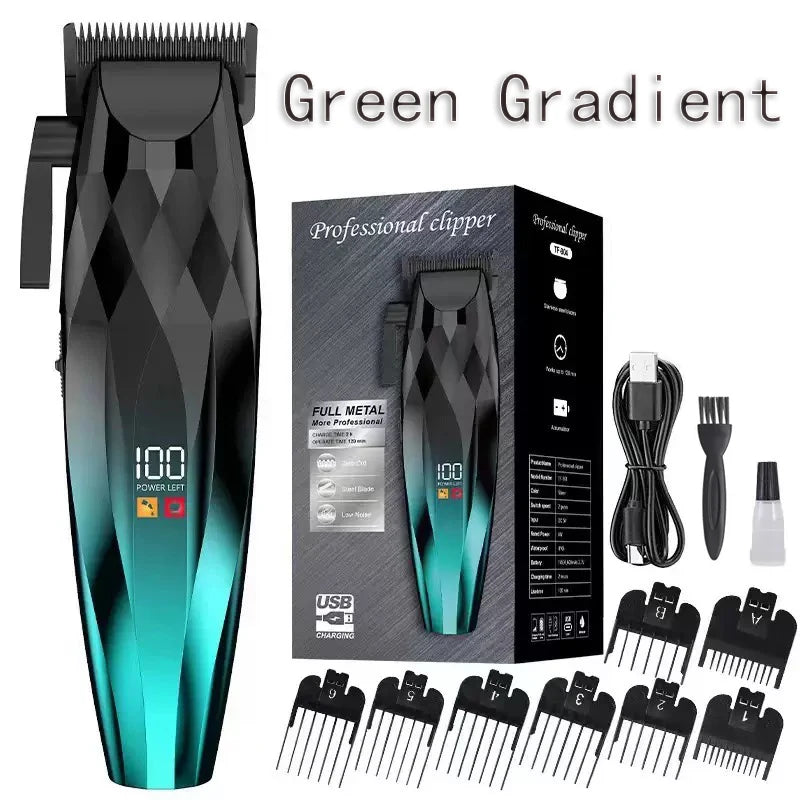 Hair Clipper Professional Hair Cut Machine Face Shaver Barber Clippers Beard Trimmer Metal Trimmer for Men