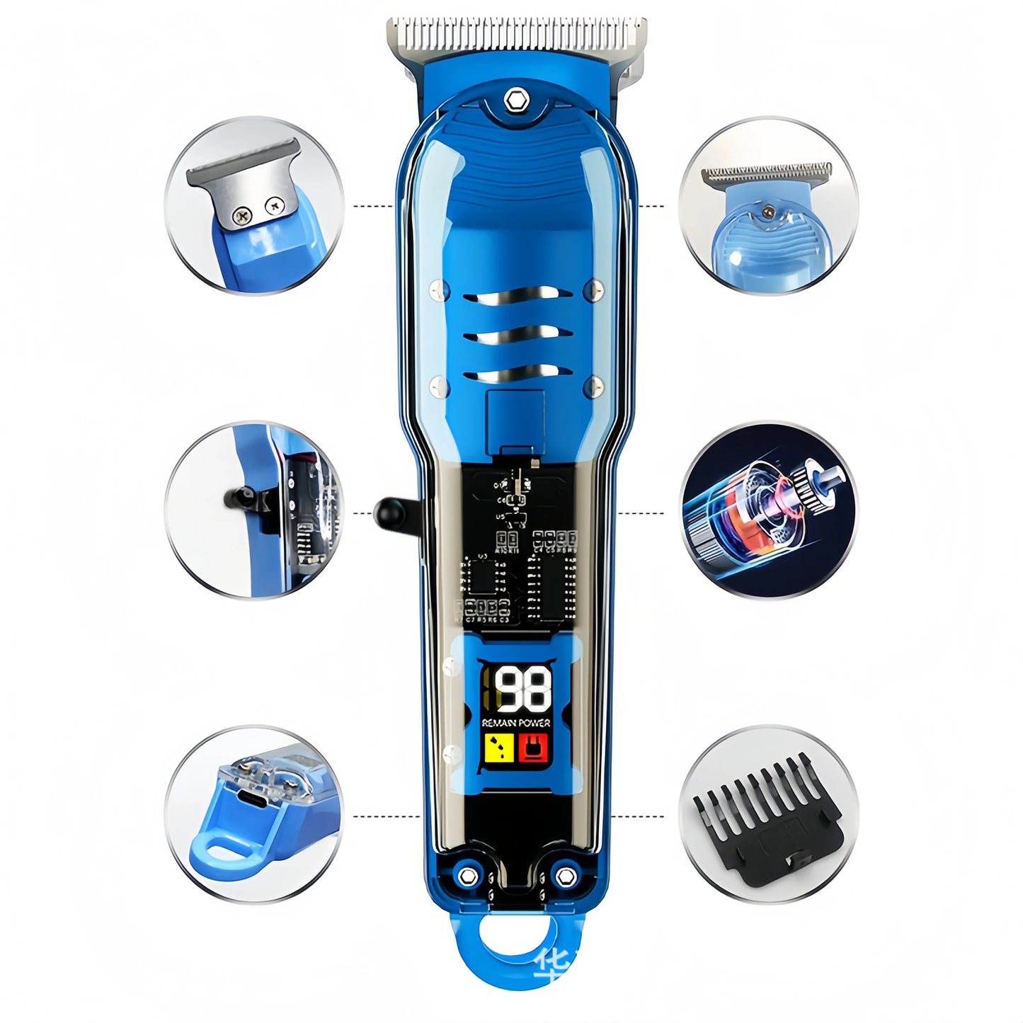 228-- Hair Clippers Professional Hair Trimmers for Barbershops (Engraving Trimmers, Electric Hair Clippers for Fade Cuts)