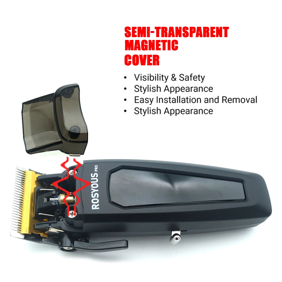 Hair Clippers Men Professional Kit DLC Blade Full Metal Body 10000RPM Men's Professional Barber Machine