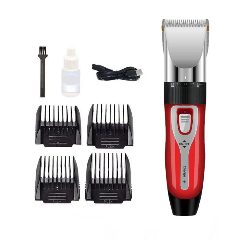 Dog Cat Clipper Hair Clippers Grooming Haircut Pet Shaver Full Set Pets Rechargeable Professional Cutter Shaver Cutting Machine