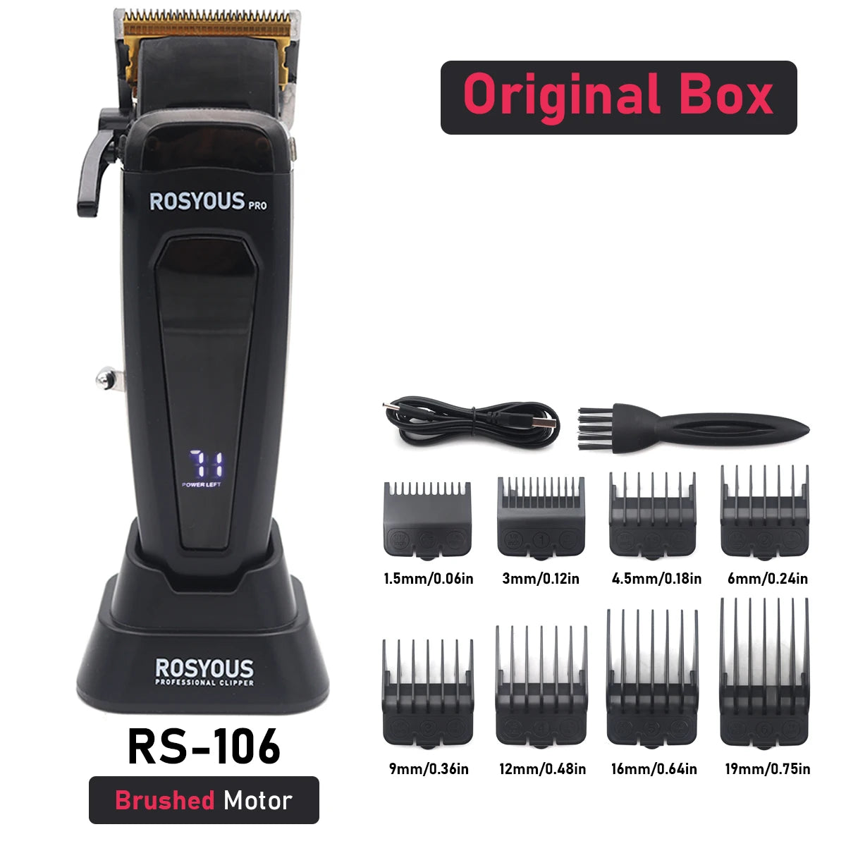 Hair Clippers Men Professional Kit DLC Blade Full Metal Body 10000RPM Men's Professional Barber Machine