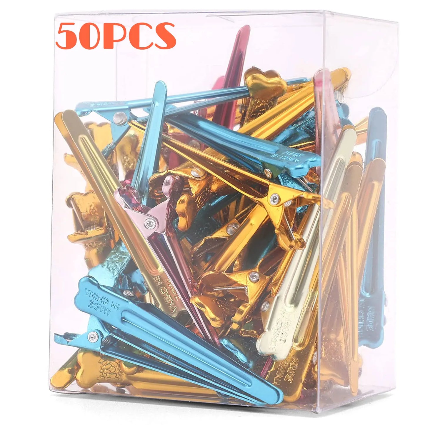 Hair Clips Hairdressing Clamps Claws Section Clips Barber Hair Styling Tools steel Hairpins Headwear Supplies