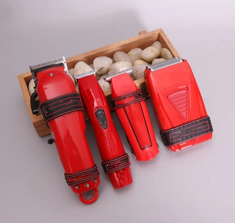 Waterproof Hair Clippers Set Hair Trimmer Shaver Set Professional Beard Trimmer Electric Razors Salon Barbers Clippers Set