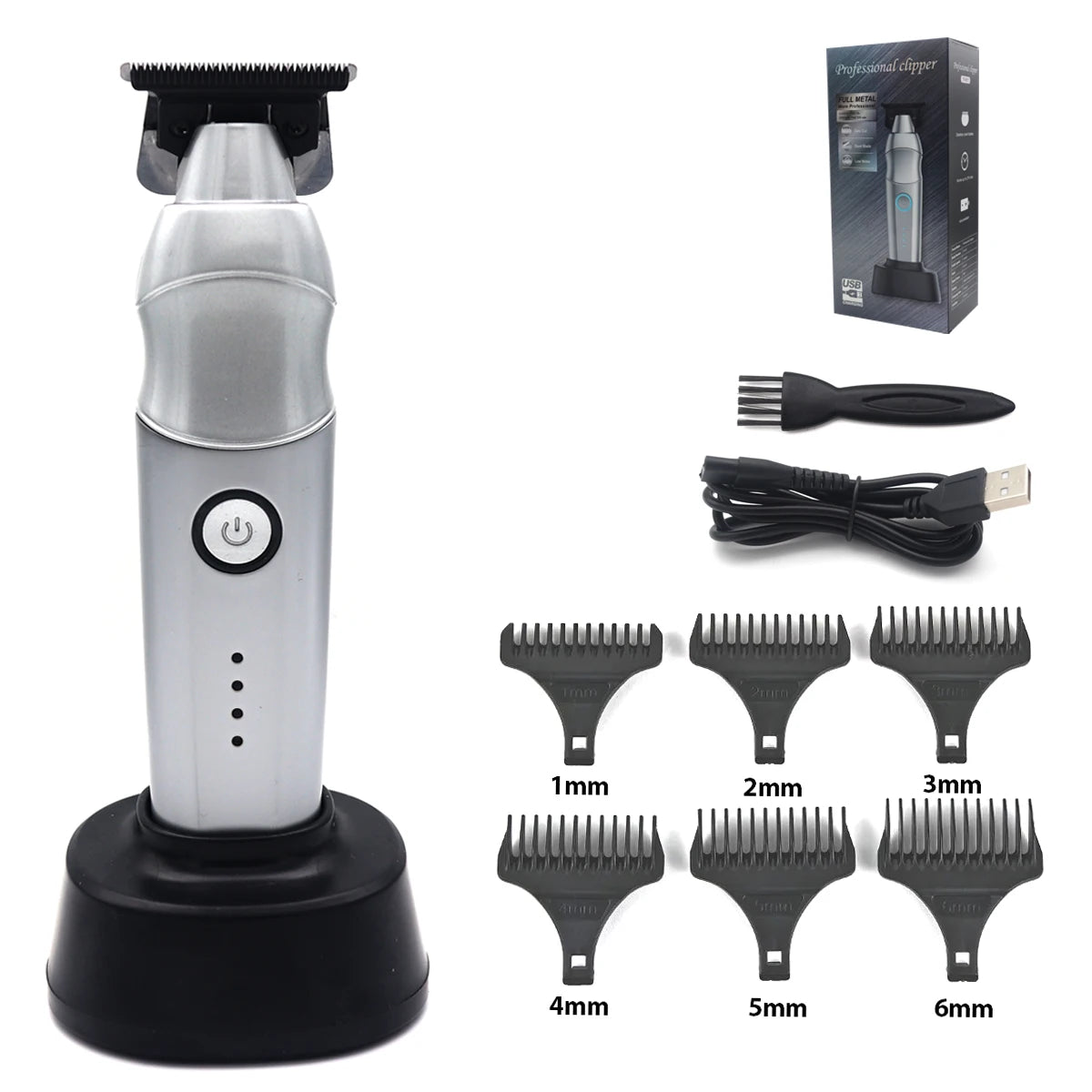 Hair Clippers Men Professional Kit DLC Blade Full Metal Body 10000RPM Men's Professional Barber Machine