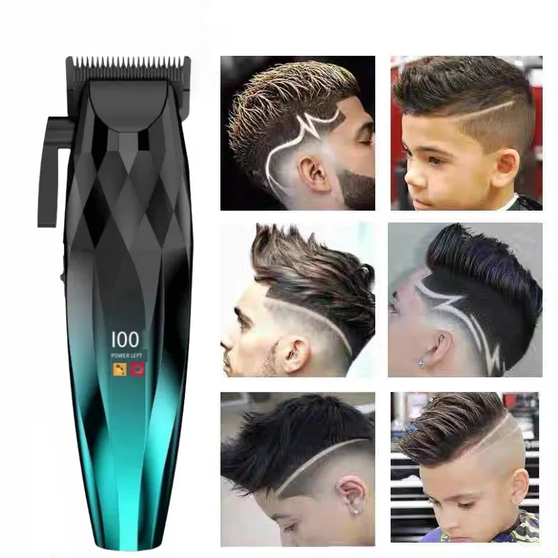 Hair Clipper Professional Hair Cut Machine Face Shaver Barber Clippers Beard Trimmer Metal Trimmer for Men