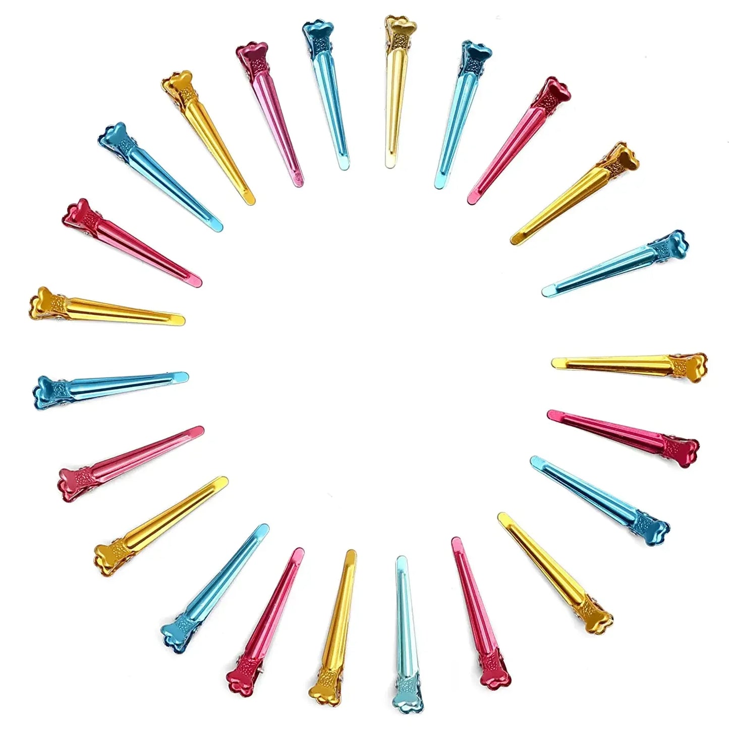 Hair Clips Hairdressing Clamps Claws Section Clips Barber Hair Styling Tools steel Hairpins Headwear Supplies