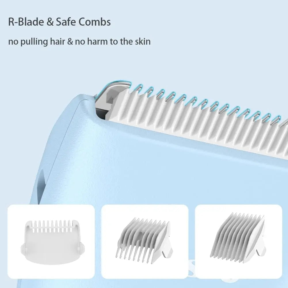 Hair Clippers Professional Quiet Hair Trimmer for Kids and Toddler Rechargeable Cordless Hair Cutting Machine for Children