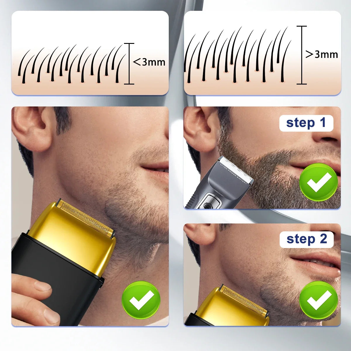 Hair Clippers Men Professional Kit DLC Blade Full Metal Body 10000RPM Men's Professional Barber Machine