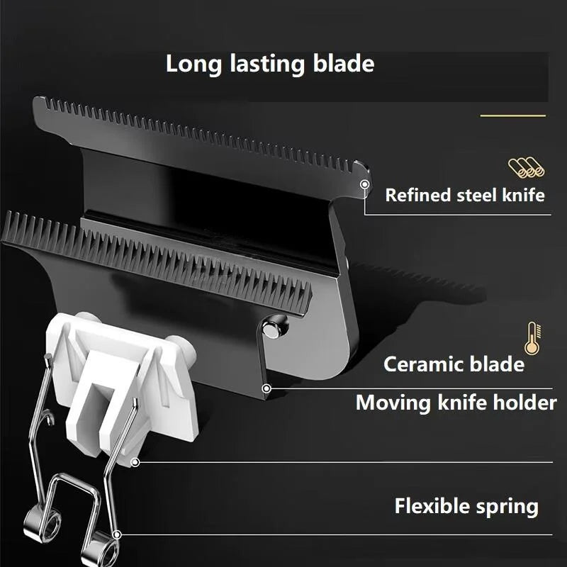Hair Clipper Professional Hair Cut Machine Face Shaver Barber Clippers Beard Trimmer Metal Trimmer for Men