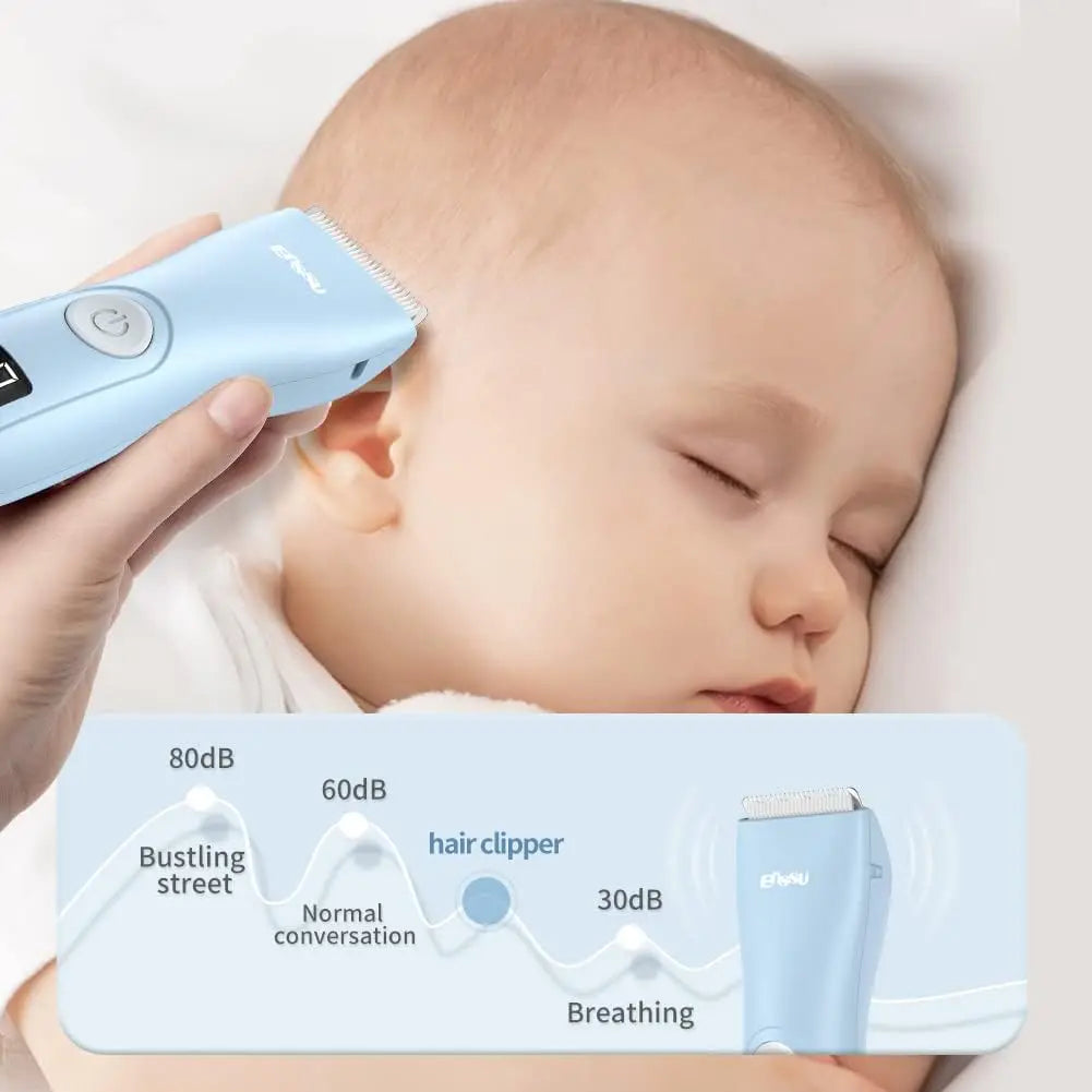 Hair Clippers Professional Quiet Hair Trimmer for Kids and Toddler Rechargeable Cordless Hair Cutting Machine for Children