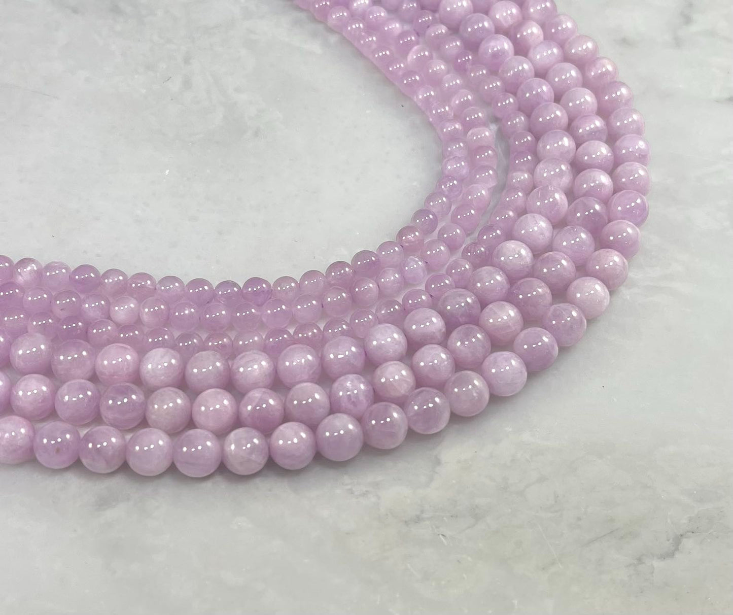 Kunzite AA Round 6mm 8mm
