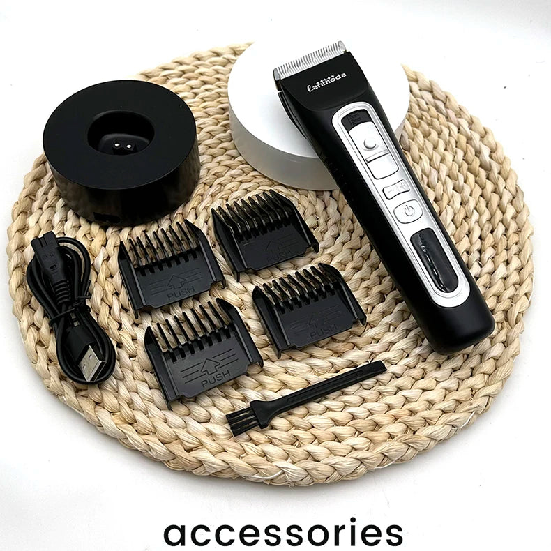 Professional Hair Clippers Cordless Hair Haircut Cutting Kits Rechargeable Electric Hair Trimmer Beard Grooming Clipper Machine