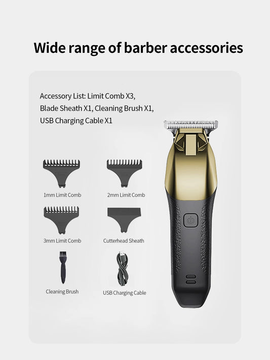 Home Electric Hair Clippers, Hair Salon Men's Carved Electric Push Clippers, Hair Clippers