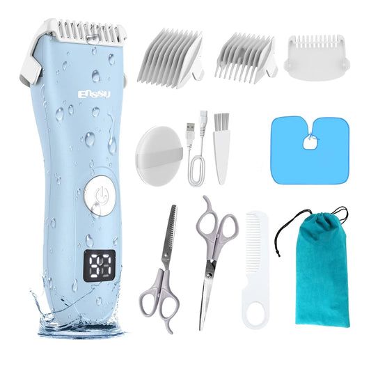Hair Clippers Professional Quiet Hair Trimmer for Kids and Toddler Rechargeable Cordless Hair Cutting Machine for Children