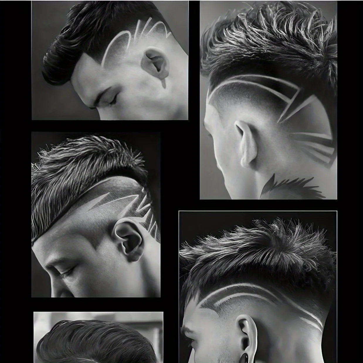 Hair Clipper Professional Hair Cut Machine Face Shaver Barber Clippers Beard Trimmer Metal Trimmer for Men